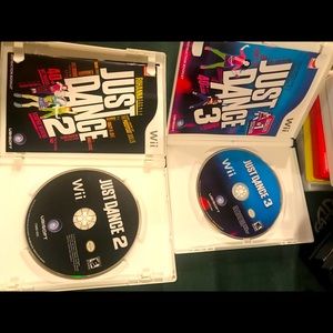 Bundle of Just Dance 2 & 3 for the Wii